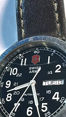VERY RARE Victorinox Swiss Army Watch Automatic Model #24695 Self Winding RUNS • $400