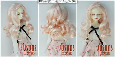 JD433 1/6 1/4 1/3 Curly BJD Wig YOSD MSD SD Blythe Doll Hair All Sizes Doll Wigs • $23.89