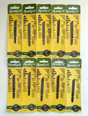 10 Pc Lot Of Remgrit 3  Jig Saw Blade Carbide Grit Edge T-shank Gj14bl Usa • $29.99