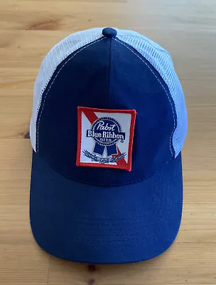 Official PABST BLUE RIBBON BEER Baseball Style Trucker Mesh Snapback Hat Cap • $9.99