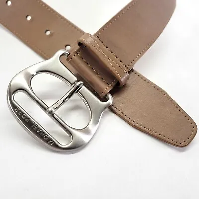 Michael Kors Leather Belt 34 Medium Tan 553811 • $25.16
