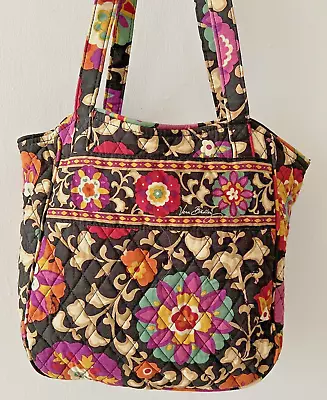 Vera Bradley SUZANI Tote Bag Quilted Inside Pockets Excellent Retired Pattern • $16.99