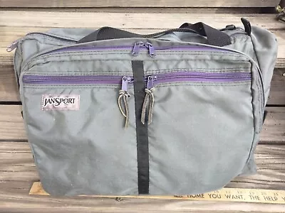 Vintage JANSPORT Large Canvas 20  Travel Bag / Backpack / Crossbody • $39.99