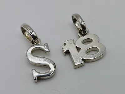 Links Of London S 18 OR 21 Charm Letter Alphabet Silver ONE CHARM ONLY • £19.99