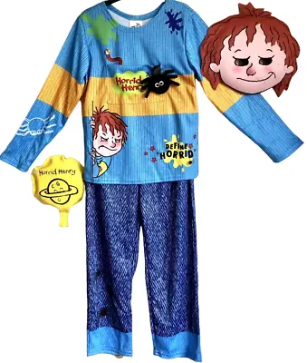 Kids Boys Horrid Henry Fancy Dress Costume Age 7-8 • £15