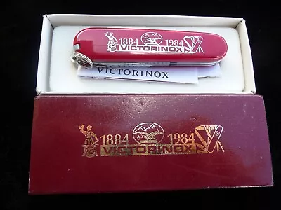 LIMITED EDITION 100 Year Anniversary 1884-1984 Victorinox  Classic Model -In Box • $149.95