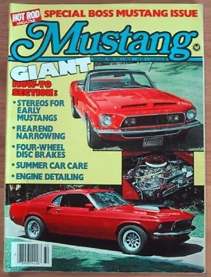 MUSTANG By HOT ROD 1983 SUMMER V1 #2 - RARE SHELBYS • $14.95