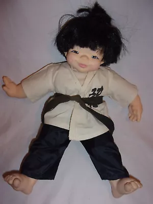 1982 Chopstick Kids Mieler Asian BOY KARATE DOLL 14  HTF 14  • $32.99