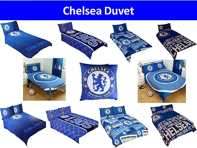 Chelsea F.C. Single & Double Duvet Set Brand New Choose Different Design • £19.99