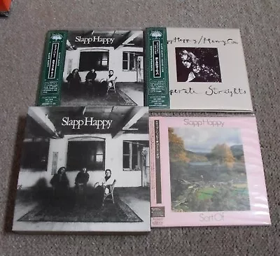 Slapp Happy 3 Titles Japan Genuine Mini Lp Cd With Promo Box And Obi's • £110