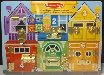 Melissa & Doug Latches Activity Board Ages 3 + BRAND NEW • $12.99