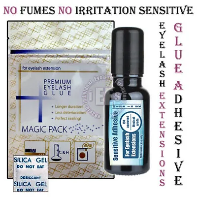 £8.99 • Buy Eyelash Extensions Glue Sensitive No Fumes Irritation Individual Semi-permanent