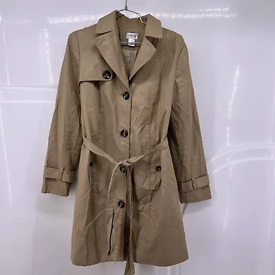 Motherhood Maternity | Classic Tan Trench Coat Small • $19.99