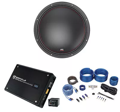 MTX 7515-22 15  750w RMS Competition Car Subwoofer Sub+Mono Amplifier+Amp Kit • $539.90