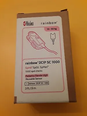 MASIMO 3648 Rainbow DCIP SC 1000 Pediatric Sensor 1000 Spot Checks Brand New  • $190