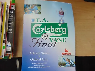 FA Vase Final 94/5 Arlesey Town V Oxford City @ Wembley • £1.99