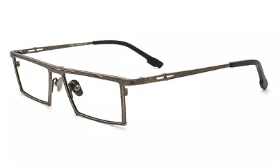 Mens Business Rectangle Eyeglasses Titanium Square Spectacles Glasses Frames • $41.99