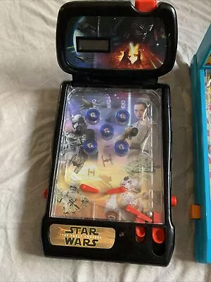 Star Wars 2009 Awakens Tabletop Pinball Machine & Electronic Pinball Machine • $45