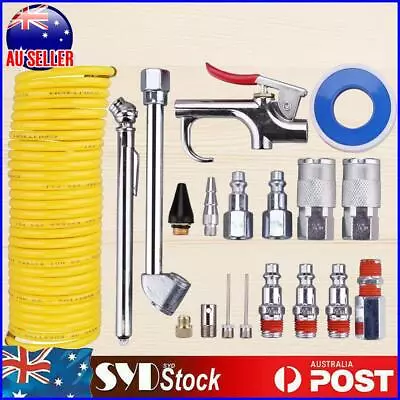 20pcs Air Accessory Kit 200 PSI Spray Gun Tools Kit Air Compressor Coupling Set • $27.99