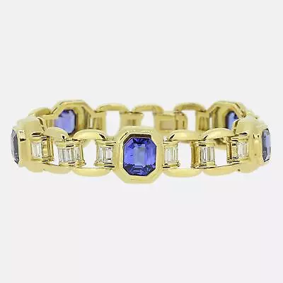 Boodles & Dunthorne Tanzanite And Diamond Bracelet • £31350