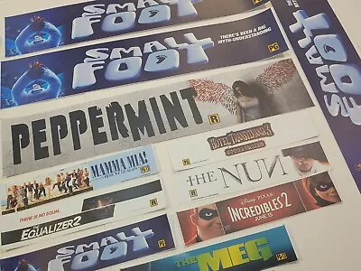 Movie Theater Poster Mylar Huge Lot 11pc 2 Sizes Peppermint More MID • $40