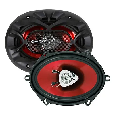 NEW (2) 5x7 2-way Car Audio Speakers.Full Range Coaxial Pair.4 Ohm.OEM W/ Grille • $45