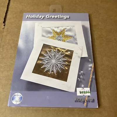 Inspira Machine Embroidery Designs On MultiFormat CD Holiday Greetings • $14