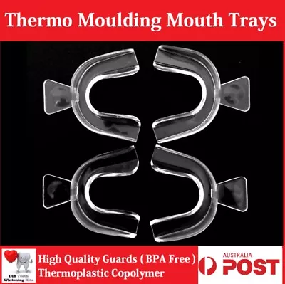 (4 Guards) Teeth Whitening Thermo Mould Mouth Trays (4 × High Quality Guards) • $8.99