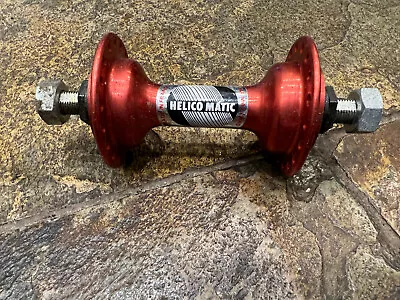 Red NOS Maillard BMX Helico Matic 36H Bolt On Hub Front • $68