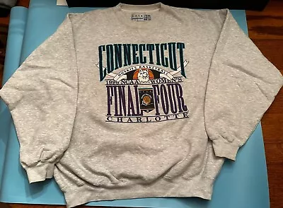 Vintage UConn Final Four Charlotte Sweatshirt Size L • $35
