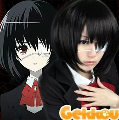 Hot Sel Another Mei Misaki BLACK Cosplay Wig Wigs • $13.81