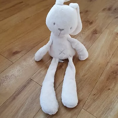 Mamas And Papas Bunny Rabbit Plush Soft Toy Comforter Long Legs Cross Belly  • £12.99