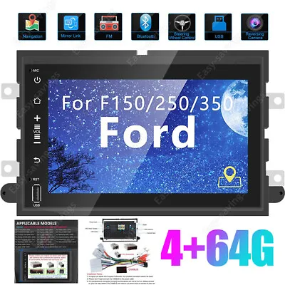 4+64G Car Stereo Radio Player GPS Android 13 Touch Screen For Ford F150 09-20 • $125.80
