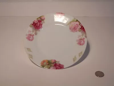 Vintage THOMAS Hand Painted Pink Roses Plate  • $20