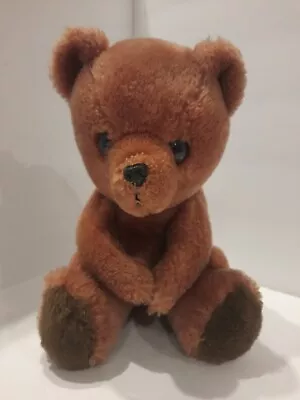 Dakin 10  Plush Brown Bear Nature Babies Vintage Hook & Loop Hands 1977  • $14.99
