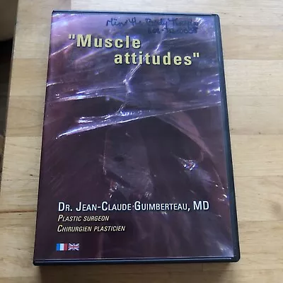 Muscle Attitudes DVD Dr Jean-Claude Guimberteau MD 2010 Plastic Surgeon • $19.90