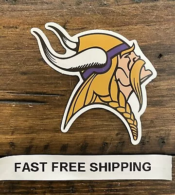 (2) Minnesota Vikings Vinyl Stickers - Fast Free Shipping • $5