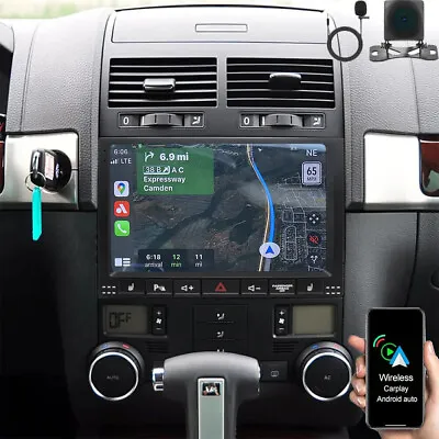9'' Apple Carplay Stereo Radio Android 13 Car Navi Gps For Vw Touareg 2003-2010 • $138