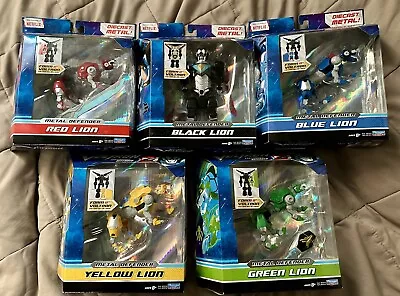 Voltron Legendary Defender Metal Defender Series Complete Set Of 5 Lions New • $130