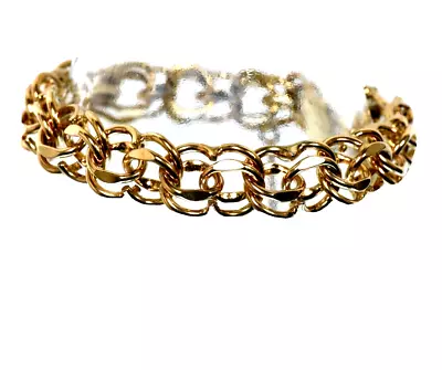 Vintage    Rhythm    1/20 12 Karat Gold Filled  Charm  Bracelet • $120