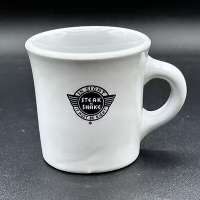 Steak 'n Shake Heavy Diner Mug Shenango China Made In USA C D-31 Classic Vintage • $14