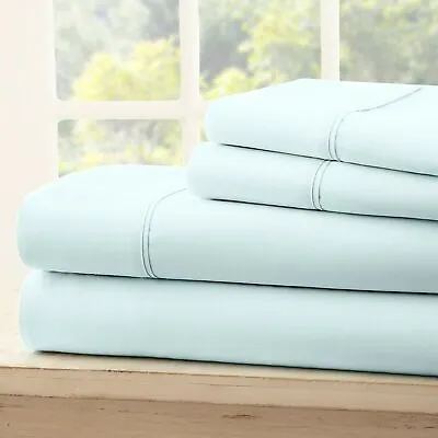 1800 4-Piece Bed Sheet Set Ultra Soft Deep Pockets Better Than Egyptian Cotton • $25