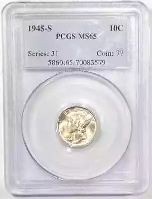 1945 S Mercury Dime PCGS MS-65 • $34.10