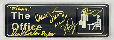 The Office Cast Signed Inscribed Door Sign JSA Dwight Meredith Oscar Packer • $677.58