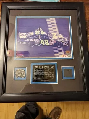 Jimmie Johnson Mounted Memories Daytona Track/tire Framed Photo 109/500 • $199.99