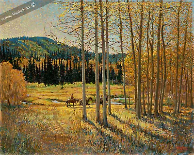 Lake Creek Autumn Vernon Murdock Oil Painting Nature Art Giclee Best Seller • $71