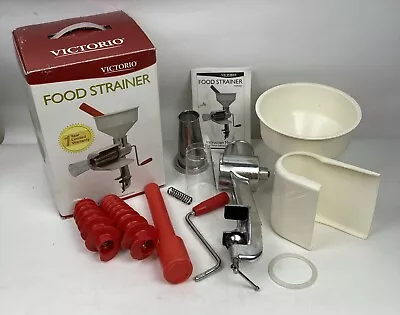 VICTORIO VKP250 Food Strainer Sauce Maker Complete With Box And Manual • $64.99