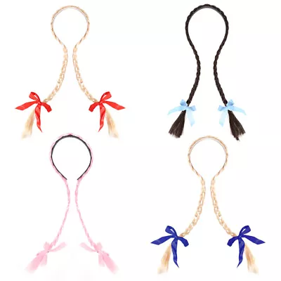 £6.99 • Buy Hair Plaits Ladies Mens Oktoberfest Beer Festival Wig Bavarian Heidi Fancy Dress