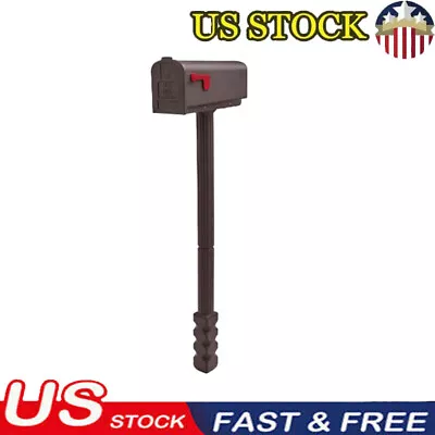 Mailboxes Medium Durable Plastic Post Combo Magazines W/ Hardware Post Anchor Us • $37.84