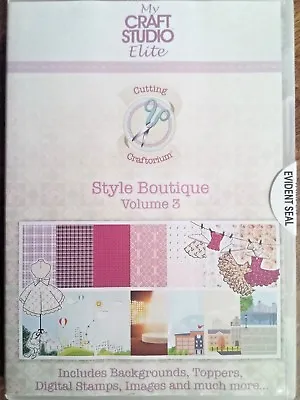 New My Craft Studio Elite Style Boutique Vol 3 CD ROM Cardmaking Scrapbooking • £7.99